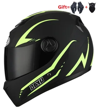 2 Подарка Новый Мотоциклетный Шлем С Двумя Объективами В Горошек Для Мотокросса Мотоцикл Байк Анфас Мото Для Взрослых
