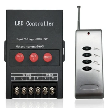 30A Светодиодный контроллер с ИК-пультом большой мощности 360 Вт BT-контроллер для RGB полосы света DC5-24V