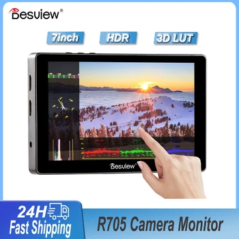 Desview 7-дюймовый Монитор Камеры с Сенсорным Экраном R705 Full HD 1920x1200 IPS 4K HDMI с Видеомонитором Формы Волны HDR/3D LUT для DSLR