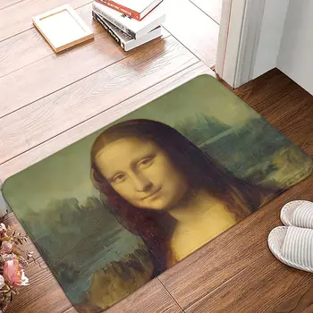 Mona Lisa Meme Y2K Коврик для ванной Комнаты, Домашний коврик, Кухонный ковер, уличный