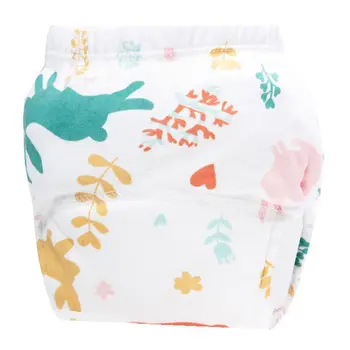 Детские подгузники Детское нижнее белье Моющиеся тренировочные штаны с мультяшным дизайном Тканевые подгузники Подгузники для младенцев Детские подгузники