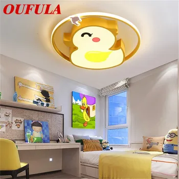 Детский Потолочный светильник RONIN Little Yellow Duck Современной Моды Подходит Для Детской Комнаты Спальни Детского сада