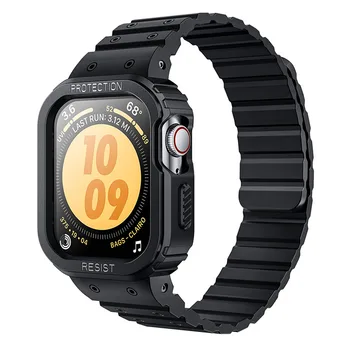 Для Apple Watch 8/7/6/5/4 / SE Чехол с ремешком [45/44 мм] SUPCASE UB Seal Прочный защитный чехол с магнитным Мягким силиконовым ремешком