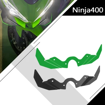 Для Kawasaki Ninja 400 ninja400 2018-2023 2022 Передний Обтекатель Мотоцикла Пневматическое Крыло Пропускает Наконечник Прижимных Крыльев Воздушный Дефлектор