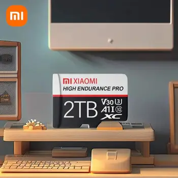 Карта памяти Xiaomi Micro TF SD Card 1 ТБ Micro TF U1 V10 A2 2 ТБ 100 МБ/С Класс скорости чтения 10 512 ГБ Флэш-карт SD
