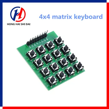 матрица 4x4 с 16 клавиатурами, модуль клавиатуры с 16 кнопками Mcu для