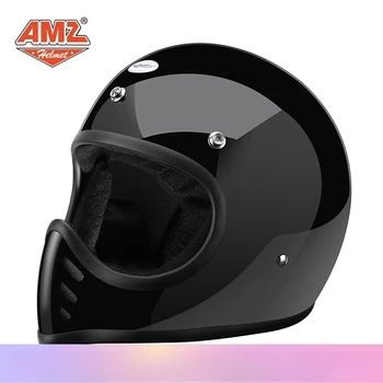 Мотоциклетный шлем AMZ из стекловолокна для мотокросса Casco Capacete Moto Шлем Мотоциклетный полнолицевой шлем мотоциклетный