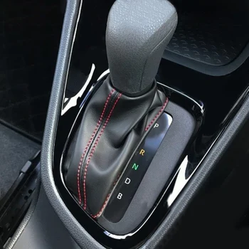 Наклейка на центральную панель переключения передач из углеродного волокна на панели управления Модификация интерьера Toyota Yaris Cross 2021 2022 RHD