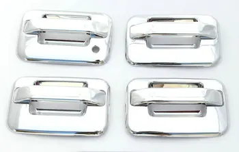 Наружная Хромированная Крышка Дверной ручки для Ford F150 F-150 2004-2014 годов выпуска (4 двери) БЕЗ Клавиатуры