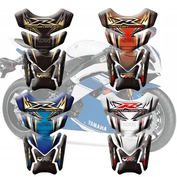 Новая 3D накладка для бака мотоцикла, защитная наклейка, чехол, наклейки, рыбья кость, защитные наклейки для Yamaha YZF R1 R6