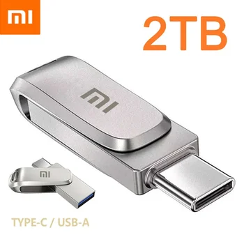 Оригинальный U-накопитель Xiaomi USB 3.1 2 ТБ, 1 ТБ, 512 ГБ, интерфейс Type-C, мобильный телефон, Компьютер, взаимная передача, Портативная USB-память