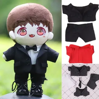 Повседневная кукольная одежда 6 стилей, модная хлопковая футболка, Аксессуары для костюма, 1/12 кукольной одежды, кукла 20 см
