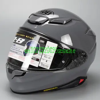 Полнолицевой Мотоциклетный Шлем Z8 RF-1400 NXR 2 Ярко-серый Шлем Для езды по Мотокроссу, Шлем для Мотобайка, Capacete