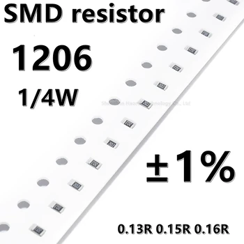 (100шт) 1206 SMD резистор 1% 0,13 R 0,15R 0,16 R 1/4 Вт более высокого качества