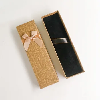 24 шт. пустые коробки для ручек Подарочные чехлы для ручек картонный футляр для ювелирных изделий Карандаш шариковая авторучка витрина для ручек