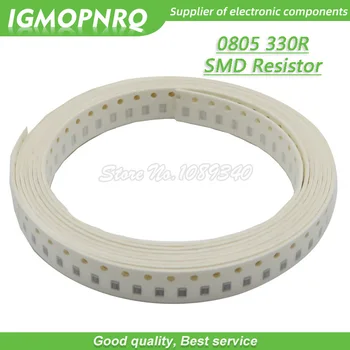 300шт 0805 SMD резистор 330 Ом чип-резистор 1/8 Вт 330R Ом 0805-330R
