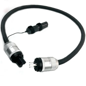 WEL Solid PSS Silver 72V DBS HIFI US AC Аудиофильский кабель питания 1,8 М / 5,9 футов, версия для США и ЕС