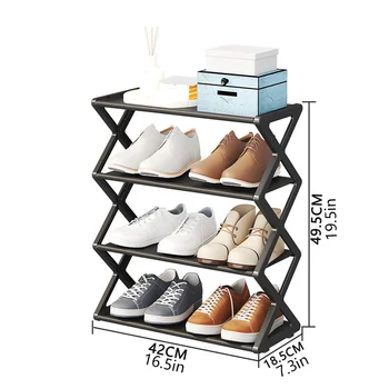 X-Образный держатель для обуви В сборе, Съемный футляр для обуви, Кроссовки, тапочки, Пыленепроницаемое хранение, Организация пространства, экономия места на полке-подставке
