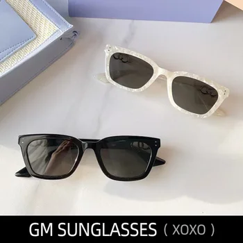 XOXO Gentle GM Jennie Летние солнцезащитные очки для путешествий, Корейский бренд, Дизайн, Женские и мужские Квадратные Пляжные очки с защитой UV400