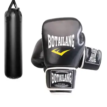 Боксерские перчатки Мужские Удобные боксерские перчатки для спарринга Дышащие перчатки для кикбоксинга для тренировок по муай Тай и кикбоксингу