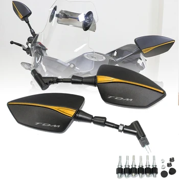 Горячие предложения для мотоцикла Yamaha TDM Зеркало заднего вида с ЧПУ Алюминиевые Боковые зеркала заднего вида