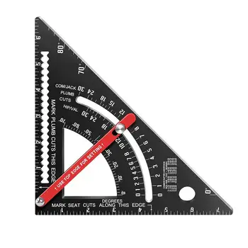 Деревообрабатывающая Линейка Плотницкий Инструмент Измерительная Линейка Регулируемая Квадратная Плотницкая Измерительная Разметка Инструмент Для Укладки Плитки Плотницкое Обрамление