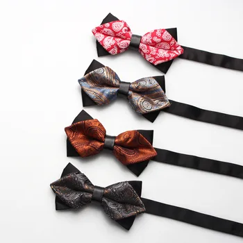 Джентльменский формальный деловой галстук-бабочка Повседневный галстук-бабочка Заостренный галстук-бабочка