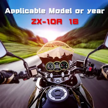Для мотоцикла Kawasaki ZX-10R ZX-10R2016 2016, высококачественное лобовое стекло, черный экран и прозрачный