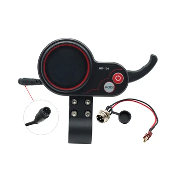 ЖК-дисплей MR-100, приборная панель, 6Pin + кабель T-типа для аксессуаров для электрического скутера KUGOO M4