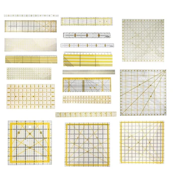 Линейка для рисования шаблона архитектора DIY Quilter-Квадратная линейка для резки ткани