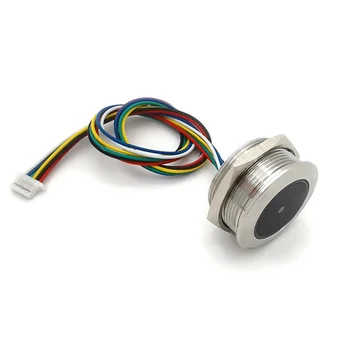 Металлическое светодиодное кольцо управления GM861, световой индикатор интерфейса UART, 1D/ 2D штрих-код, QR-код, модуль считывания штрих-кода