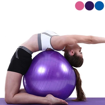 Мяч для упражнений со штангой, гимнастический мяч на мяче, мягкий мяч для пилатеса для основных тренировок, улучшенный мяч для йоги, 45 см / 17,72 дюйма