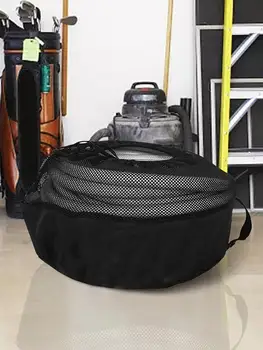 Органайзер для шлангов на колесах, сверхмощная сумка для хранения шлангов, кабелей, переносная сумка на шнурке, сверхмощная сумка для канализационных труб для электрооборудования