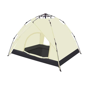 Палатка-купол для кемпинга подходит для 2/3/4/5 человек, водонепроницаемая, просторная, переносная палатка-рюкзак, подходит для кемпинга на открытом воздухе / hik