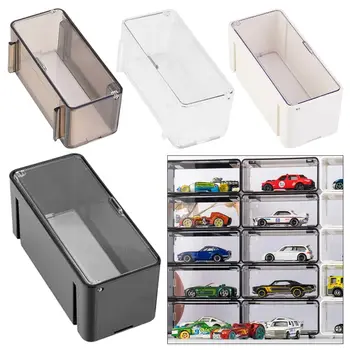 Пыленепроницаемая витрина Прочный держатель для хранения игрушек и подарков Акриловая коробка для хранения маленькой модели автомобиля