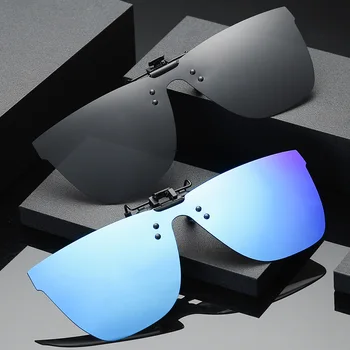 Рыбалка Поляризованные Солнцезащитные очки с откидной клипсой Pilot Мужские Фотохромные UV400 Женские Солнцезащитные очки для вождения Изменение цвета Ночного видения