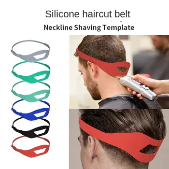 Стрижки своими руками Изогнутая Силиконовая лента для стрижки, Направляющая для выреза, Формирующий Стайлинг, Линейка-стайлер для мужчин, Регулируемый инструмент для укладки волос