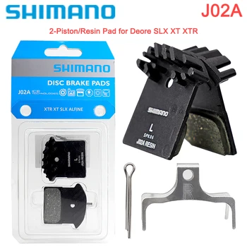 Тормозные Колодки SHIMANO J02A для MTB Велосипеда Ice Technologies 2-Поршневые Металлические Полимерные Колодки для Deore SLX XT XTR M7100 M8100 Оригинальные Запчасти