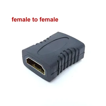 Удлинитель от женщины к женщине, Соединительный кабель-адаптер, конвертер, совместимый с HDMI, Соединитель для ноутбука, телевизор 1080P